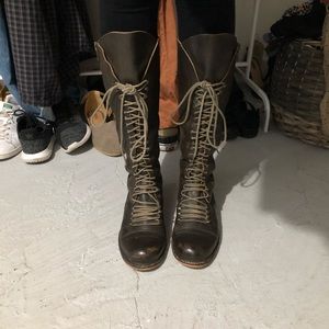 Lace up boots